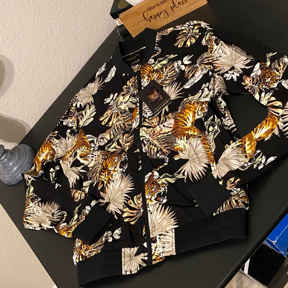 Denim & Flower AOP Jacket